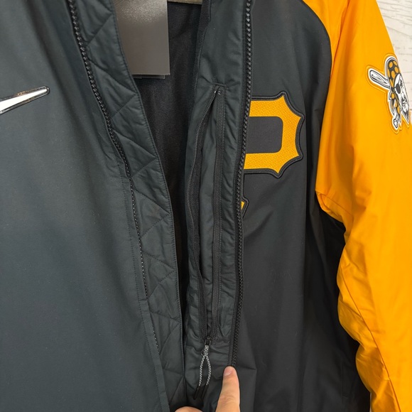 Nike Baseball MLB Authentic Collection Pittsburgh Pirates Jacket Coat NWT Large - Picture 11 of 16